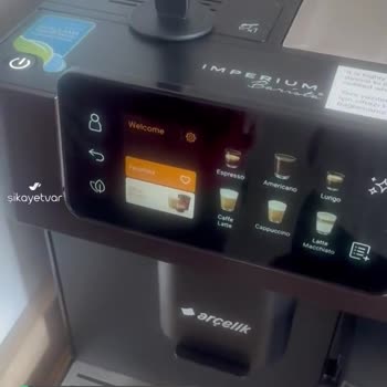 Arçelik Em 9495 Espresso Makinesi Ayıplı Mal Değişim Talebi