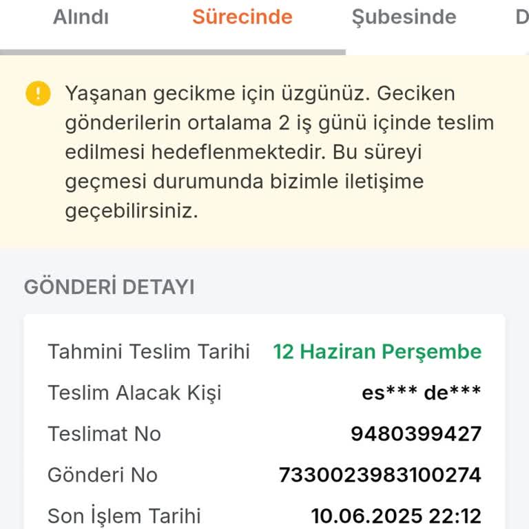 Kargom İki Gündür Bekliyor Hala Teslim Edilmedi