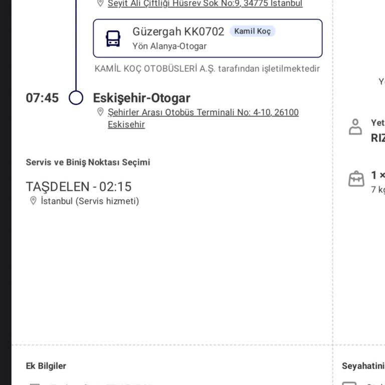 Servis Bilgisi Yanıltıcı, Taksi Ücreti Karşılanmadı