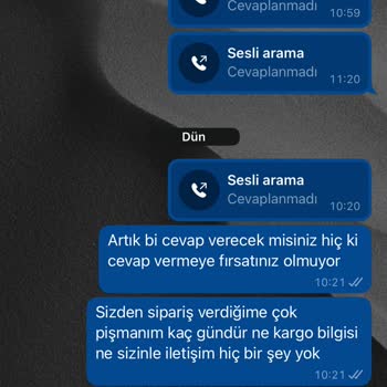 Babalar Günü Siparişim Gönderilmedi, İletişim Kurulamıyor Ve Para İadesi Talep Ediyorum