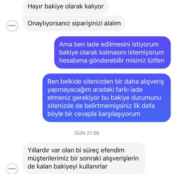 Ürün Değişiminde Para İadesi Sorunu Ve Bilgilendirme Eksikliği