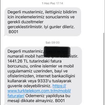 Cayma Bedeli Sorunu Çözülmeden Hattım Kısıtlanıyor
