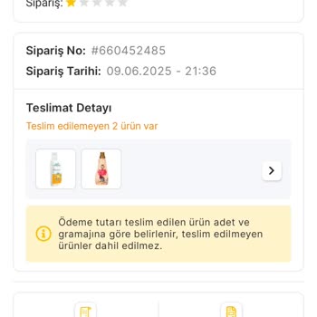 Ücret İadesi Sorunu Ve Teslimat Problemi