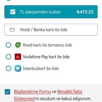 TL Bakiyemle Paket Alımında Sorun Ve Müşteri Hizmetlerinden Destek Alamıyorum