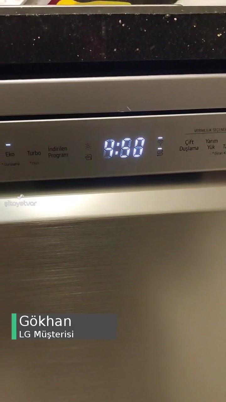 Takır Takır Sesle Çalışan Vasat LG Bulaşık Makinesi videonun kapak resmi