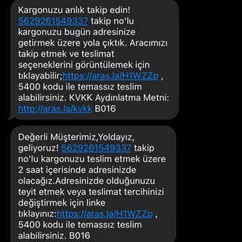 Adrese Gelmeden Kargo Teslim Edilmedi Ve Yanıltıcı Mesaj Gönderildi