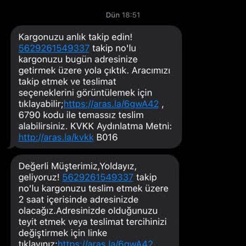 Adrese Gelmeden Kargo Teslim Edilmedi Ve Yanıltıcı Mesaj Gönderildi
