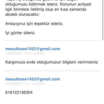 Siparişim Günlerdir Teslim Edilmiyor Ve Sürekli Bahaneler Üretiliyor