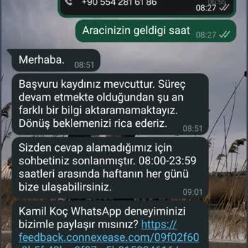 Kamil Koç'un Rötarı Nedeniyle Derse Geç Kaldım, Ücret İadesi Yapılmıyor