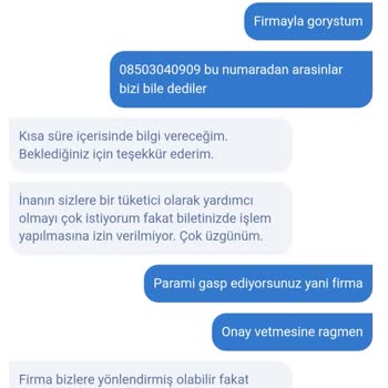 Yanlışlıkla İptal Edilen Bilette Ücret İadesi Sorunu Ve Yetersiz Destek