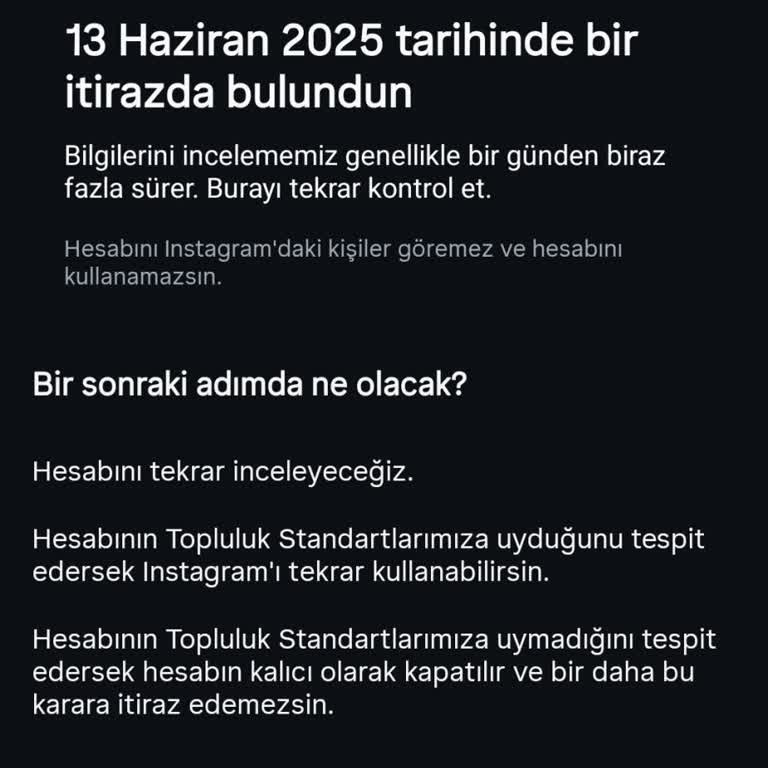 Instagram Hesabım Nedensiz Yere Kapatıldı, Destek Alamıyorum