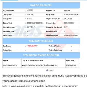 Yanlış Telefon Numarası Nedeniyle Kargo Teslim Edilemedi, Destek Yetersizliği
