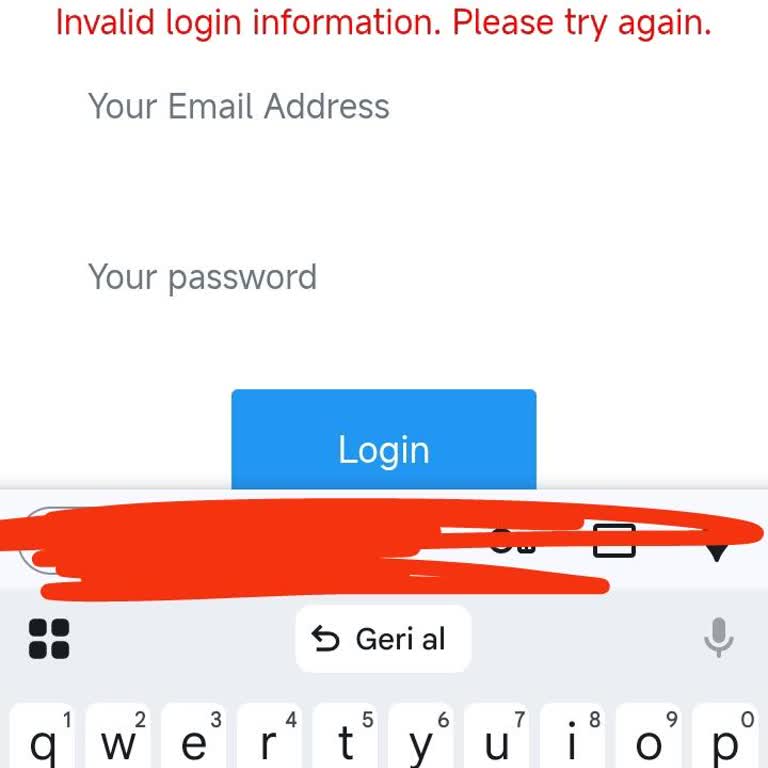 Ödeme Yapmama Rağmen Giriş Sorunu Ve Şifre Hatası Yaşıyorum