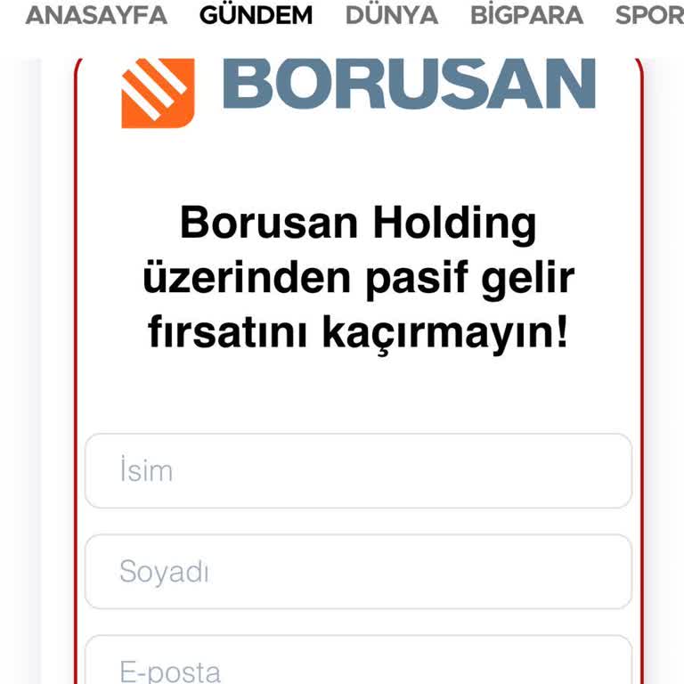 Yatırım Vaadiyle Bilgilerimin Ve Paramın Alınmasına Tepki!