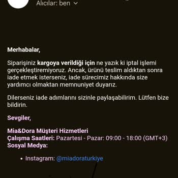 İptal Talebim Reddedildi, Ücret İadesi Yapılmıyor