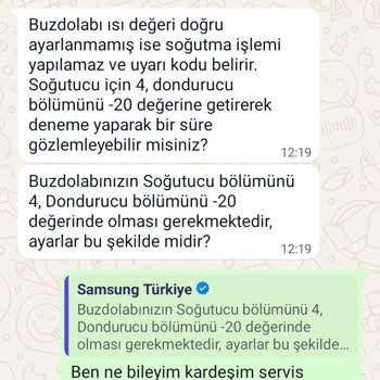 Garanti Kapsamındaki Buzdolabında E10 Hatası Ve Servis Sorunu