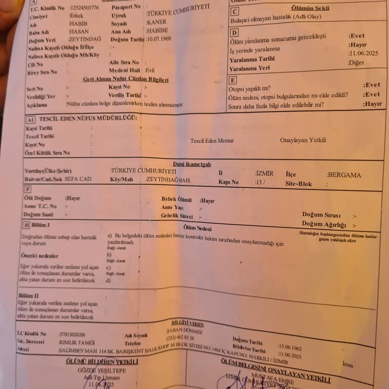 Trafik Kazası Sonrası Hastanede Yetersiz Müdahale Nedeniyle Kayıp