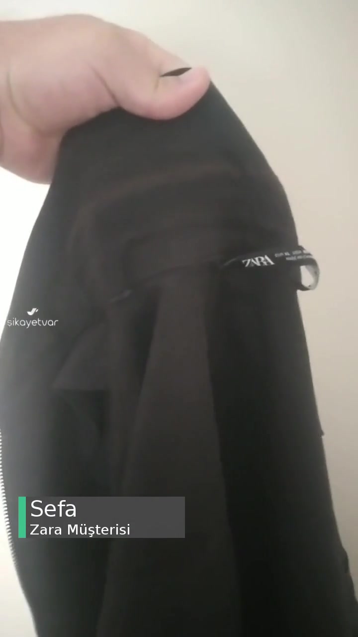 Kusurlu Ürün Zara Erkek Ceket videonun kapak resmi