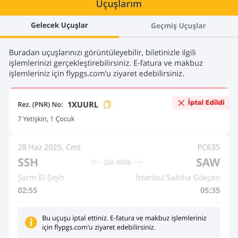 Pegasus, Mücbir Sebepte Bile Haksız Kesinti Yaptı