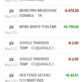 Vodafone Pay Kartımdan İzinsiz Google.comie İşlemleri Ve Güvenlik Endişesi