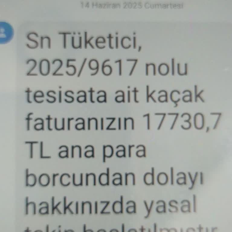 Kullanılmayan Elektrik İçin Haksız Ceza Şoku