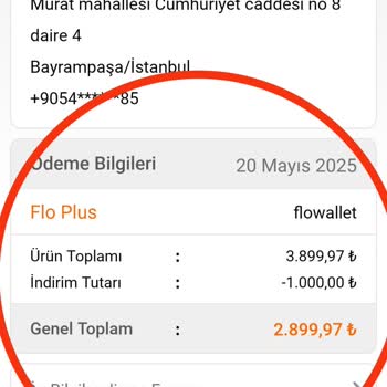 FLO Uygulamasında Alışveriş Çeki Ve Çifte Ödeme Sorunu