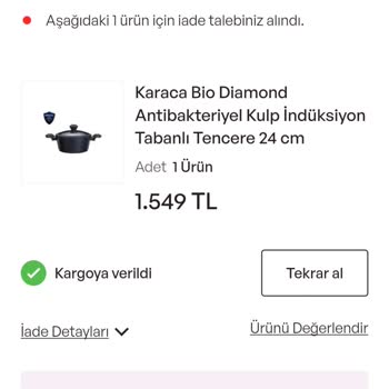 İade Edilen Ürün Kayboldu Para İadesi Yapılmıyor