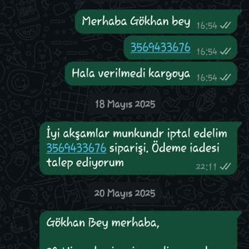 Siparişim Gönderilmedi, Müşteri Desteği Yetersiz Kaldı