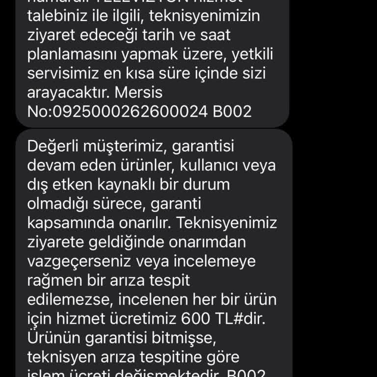 Vestel Televizyon Güncellemesi Sonrası Mağduriyet Ve Ücret Talebi