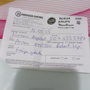 Arnica Robot Süpürgede Çözülmeyen Sorun Ve İlgisiz Servis