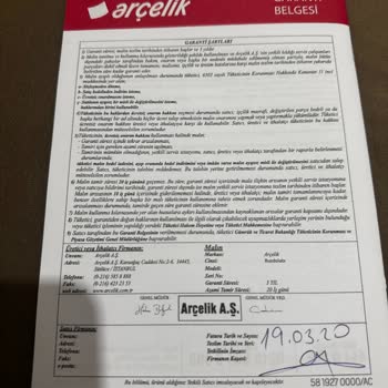 Arçelik Buzdolabı Fabrika Hatası Sonrası Ücretsiz Değişim Yapılmadı