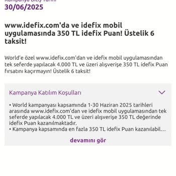 İdefix Kampanya Vaadiyle İlgilenmiyor Müşteri Hizmetleri Bilgisiz