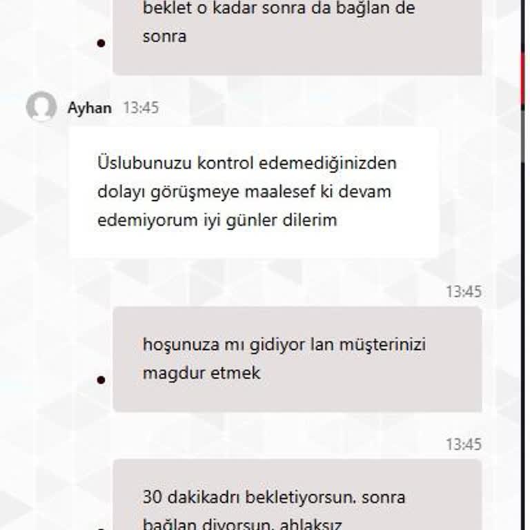 Müşteri Temsilcilerinin İlgisizliği Güvenimi Sarstı