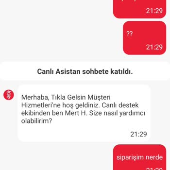 İptal Edilen Siparişin Ücreti İade Edilmedi, Mağduriyet Yaşıyorum