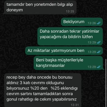 Bonus Koşulları Hakkında Yanıltıcı Bilgilendirme Ve Çekim Sorunu