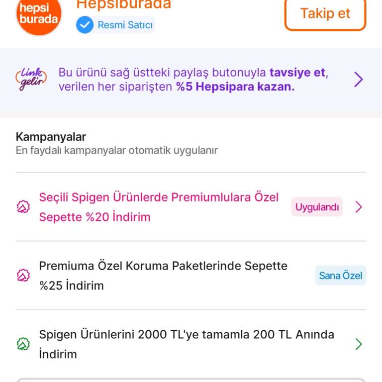 Kampanya Şartlarının Belirsizliği Nedeniyle İndirimden Yararlanamadım