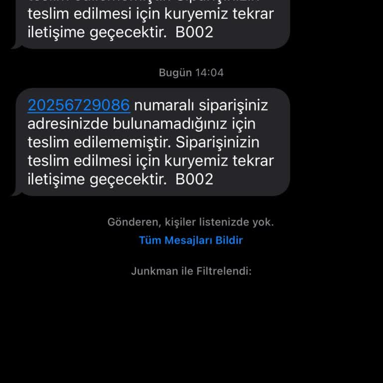 Kuryenet Teslimatında Gerçek Dışı Bilgilendirme Ve Mağduriyet