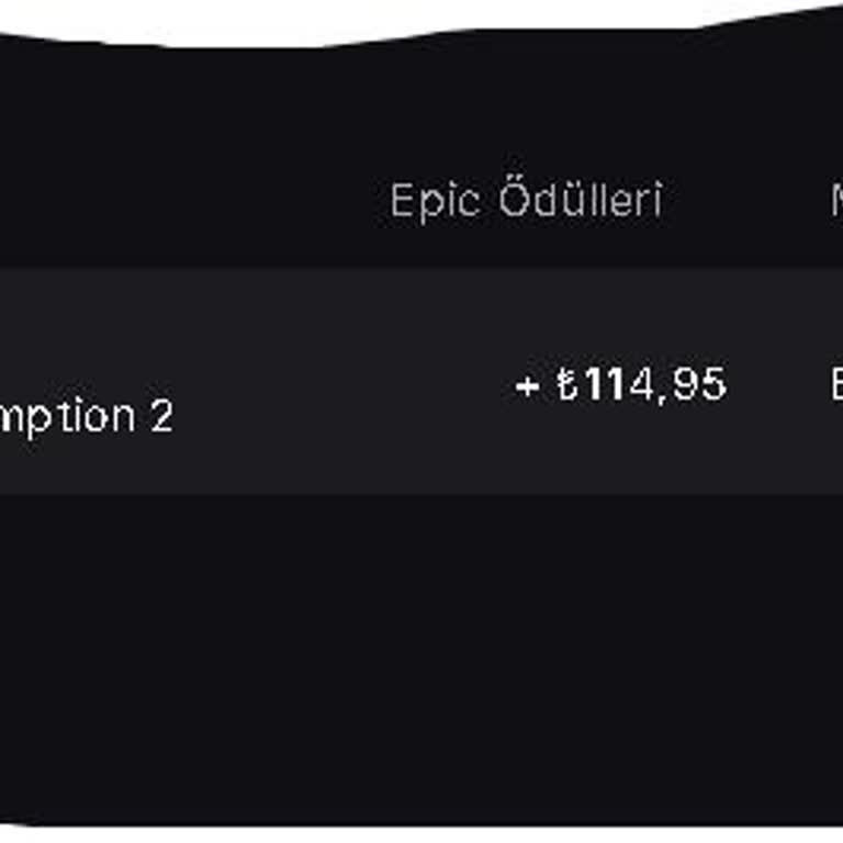 Epic Games'ten Alınan Ödül Bakiyesi İki Haftadır Gelmedi