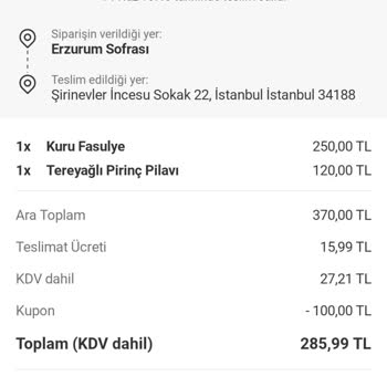 Kuru Fasulye Siparişim Poşete Döküldü İade Alamıyorum