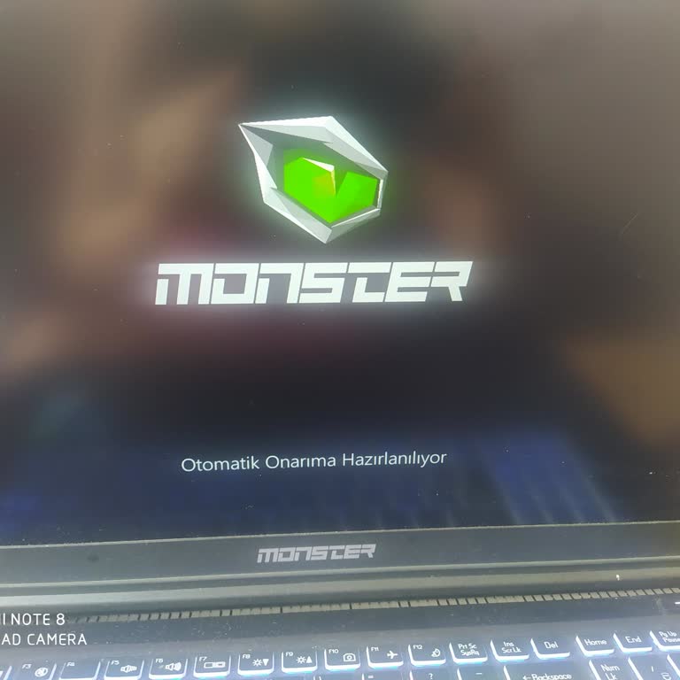 Monster Bilgisayar Açılmıyor Ve Otomatik Onarımda Takılı Kalıyor