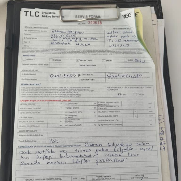 Klimadan Gelen Kötü Koku Ve Servis Sorunu