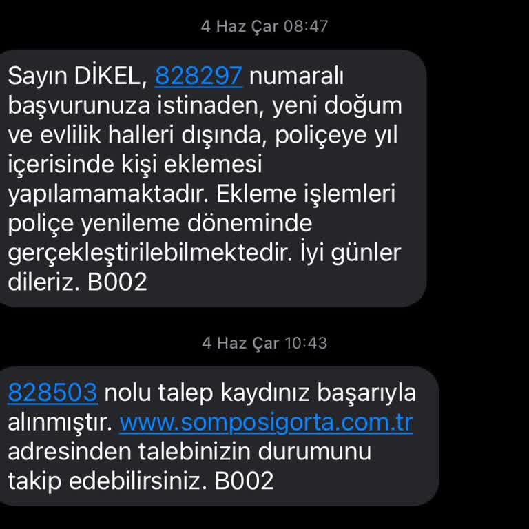 Sağlık Sigortası Poliçesine Yeni Doğan Çocuk Eklenememesi Hakkında Şikayet