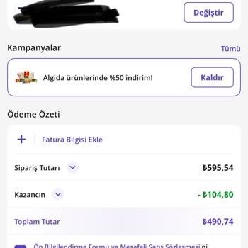 Getir Kampanya İndirimi Yanlış Uygulanıyor, Müşteri Mağdur Ediliyor