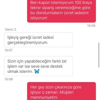 Erimiş Ve Kırılmış Ürünler, Yetersiz Müşteri Hizmetiyle Karşılaştım
