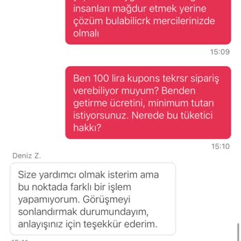 Erimiş Ve Kırılmış Ürünler, Yetersiz Müşteri Hizmetiyle Karşılaştım