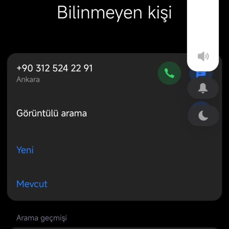 +90 312 524 22 91 Numarasından Sessiz Arama Ve Endişe Verici Durum