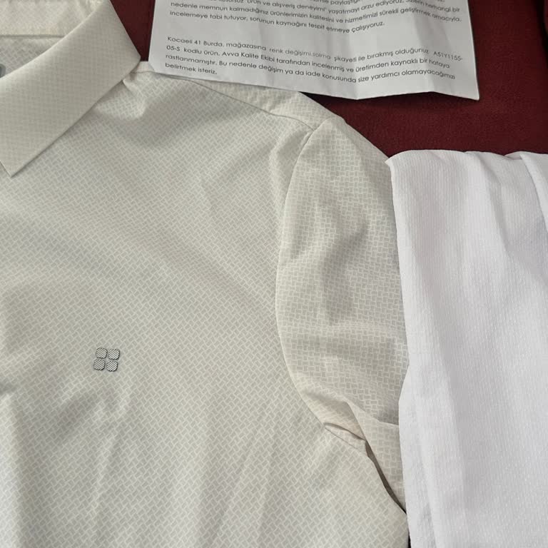 İlk Yıkamada Beyaz Üründe Bariz Renk Değişimi Ve İlgisiz Müşteri Hizmetleri