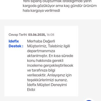 Siparişim Gecikti, Haber Vermeden İptal Edildi!
