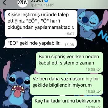 Zara Çanta Siparişimde Kişiselleştirme Ve Teslimat Mağduriyeti