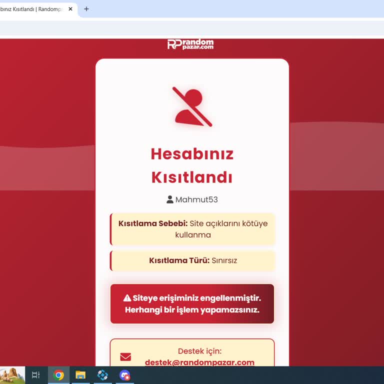 Hesabım Haksız Yere Kapatıldı, Yüklediğim Bakiye Kayboldu